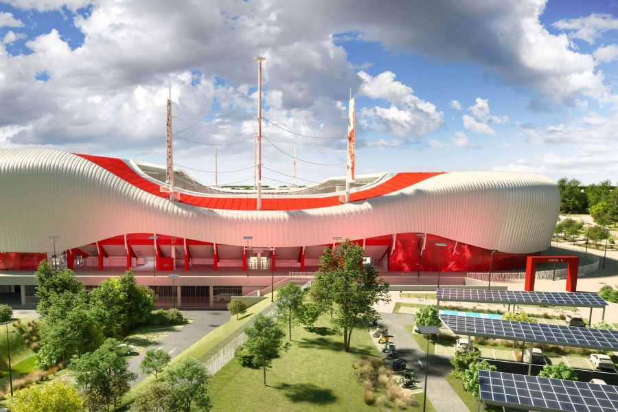 stade de l'arkea park futur stade de foot pour brest