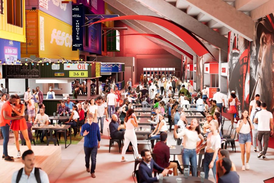 espace de convivialité dans l'arkea park