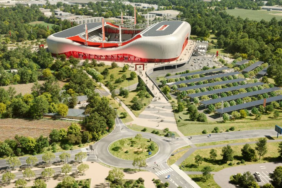 arkea park vue du haut